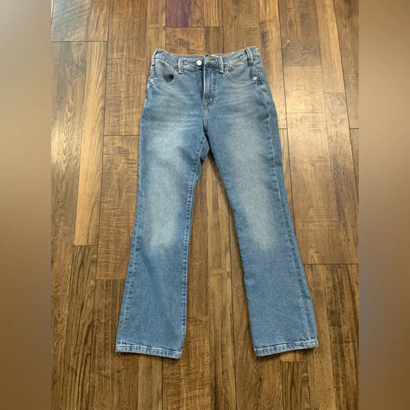 We The Free Low Maintenance Mid-Rise bootcut Jeans light blue denim boho spring - Picture 6 of 11